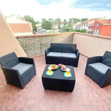 Semesterbostad L'artmonie - Climatise - Jardin - Centre-ville - Perpignan