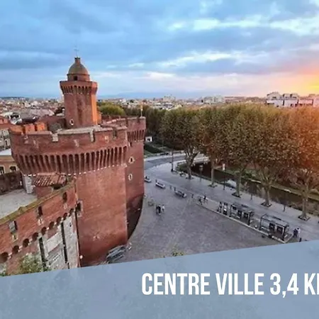 度假居 L'artmonie - Climatise - Jardin - Centre-ville - 佩皮尼昂