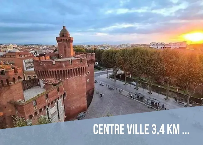 Σπίτι διακοπών L'artmonie - Climatise - Jardin - Centre-ville - Περπινιάν
